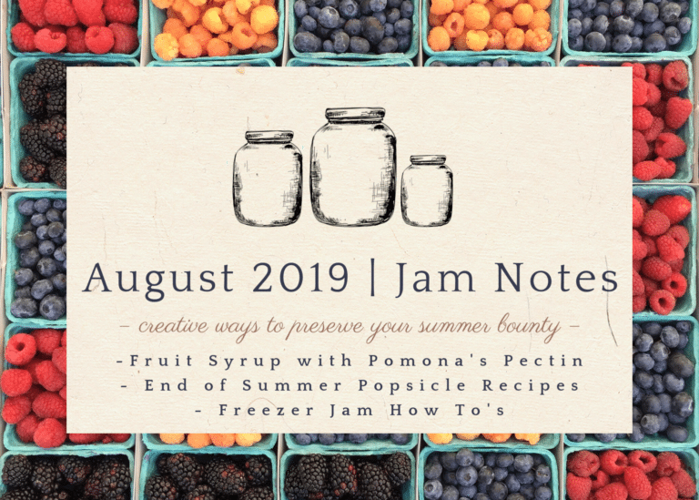 Jam Notes-August 2019